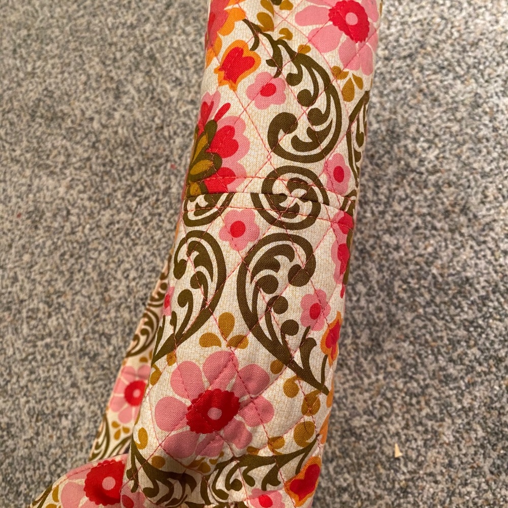 Vera Bradley pink and orange flower print bag - Picture 10 of 11